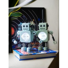 Steepletone Robot Time Children's Bedside Clock & Alarm Clock